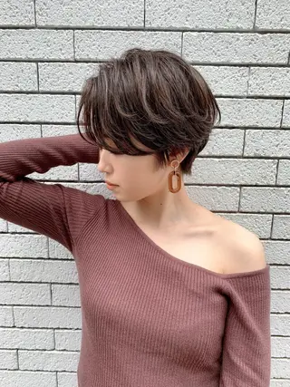 ショート レイヤー/韓国❣️ 髪質改善/e_kiのヘアスタイル
