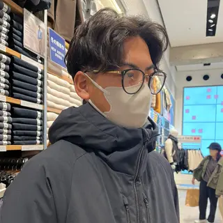 パーマ メンズ Je suis heureuse Tres所属・早朝セット☀️ レイヤー/Momoのヘアスタイル