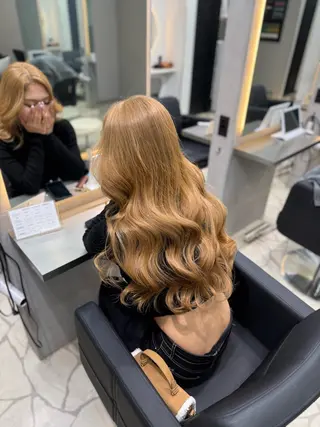 ロング カラー lapis福岡天神 まいのヘアスタイル