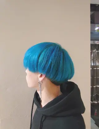 ショート カラー メンズ iss所属・メンズ/パーマ特化 /波巻き/林洋平のヘアスタイル