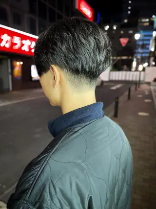 ミディアム 餘野 翔舞のヘアスタイル