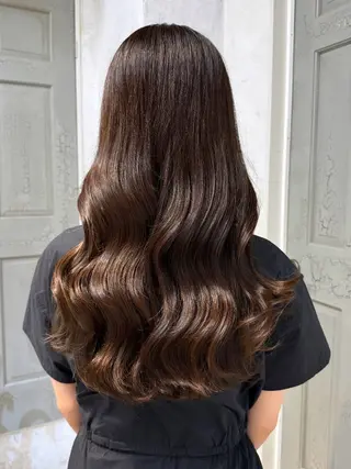 ロング 佐々木 花音のヘアスタイル