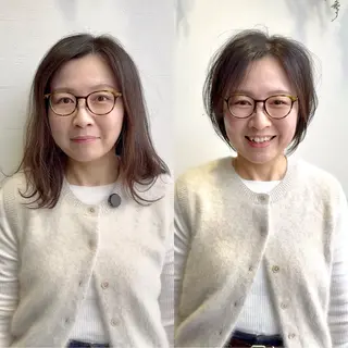 ショート カラー 西山 友哉のヘアスタイル