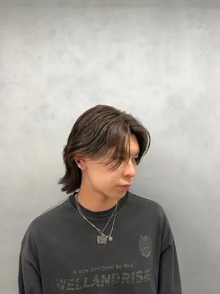 ミディアム メンズサロン ANSWER 渋谷所属・渋谷/メンズパーマ/ ミディアム /れにいのヘアスタイル