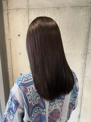 セミロング カラー 髪質改善・艶カラー・ ボブ・リクト💥のヘアスタイル