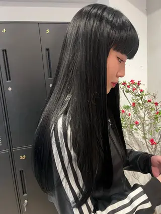 ロング カラー タカノ ノゾミのヘアスタイル