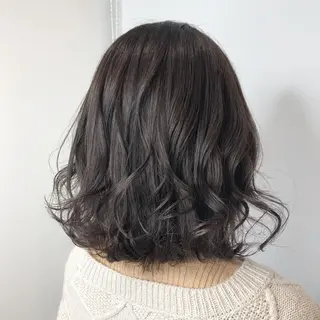 ミディアム カラー sano sayakaのヘアスタイル