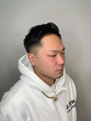 メンズ Le'a所属・渋谷/フェード/ 國分 翔のヘアスタイル