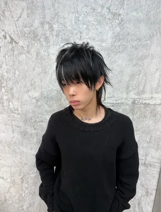 カラー メンズ デザインカラー⭐︎★ 🐆hyo🐆のヘアスタイル