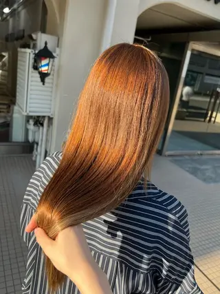 ロング カラー hair  bh.maara所属・bh.maara デザイン／ハイトーンのヘアスタイル