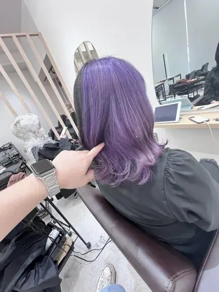 ミディアム カラー ✨【公式】 juhl.横浜✨のヘアスタイル