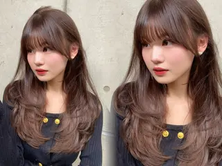 ロング カラー ブリなしWカラー✨️ 髪質改善【タケル】のヘアスタイル