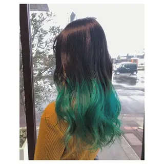 セミロング カラー パーマ ヘアアレンジ メンズ EARTH長岡店🩵 石原莉穂のヘアスタイル