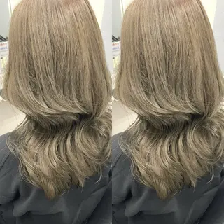 ロング カラー ブリーチ無しダブル カラー🦕まどかのヘアスタイル