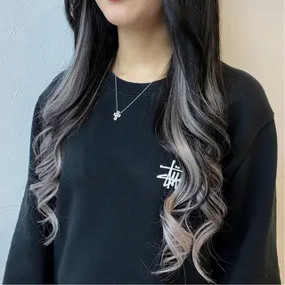 ロング GLOSS 心斎橋 山上のヘアスタイル