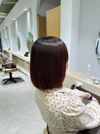 ulu名古屋栄所属・落合しほ/韓国ヘア/ 髪質改善/縮毛矯正のヘアスタイル