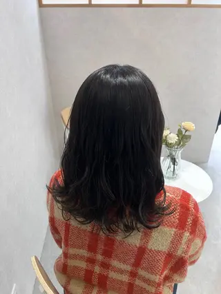 ミディアム maoお洒落ヘア bob/艶カラーのヘアスタイル