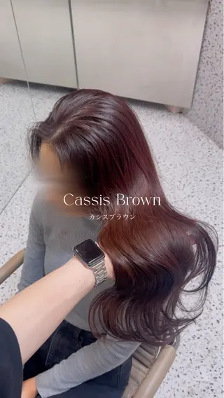 カラー 新宿/美髪矯正/ 透明感カラー/たくのヘアスタイル