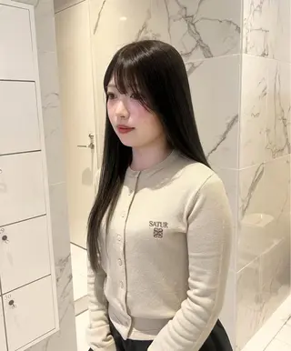 ロング カラー 似合わせカット/ カホのヘアスタイル