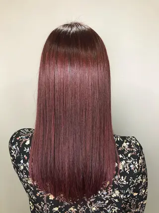 ロング カラー 唐澤 千尋のヘアスタイル