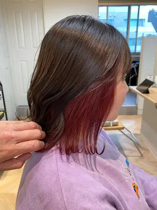 ミディアム 西山 恵太郎のヘアスタイル