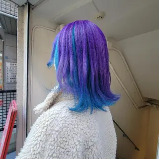 ミディアム 🇰🇷透明感×ハイ トーン🌟tomoのヘアスタイル