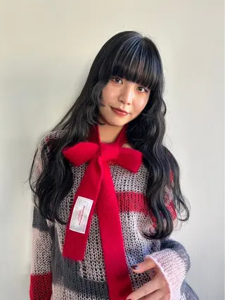 ロング パーマ riria/ボブ /ブラウンカラー🎀のヘアスタイル