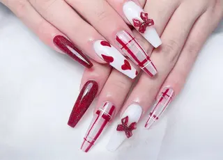 ネイル M🌷nail 長さだし専門店のネイルデザイン