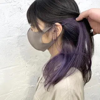 ロング カラー Leia所属・ムラヨシ ショータのヘアスタイル