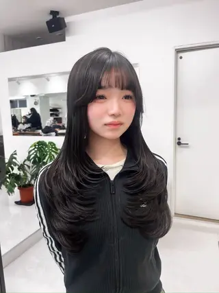ロング COVO所属・髪質改善/韓国ヘア yunaのヘアスタイル