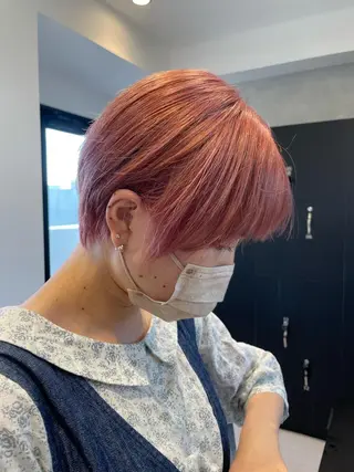 ショート カラー メンズ特化 パーマ/オザワのヘアスタイル