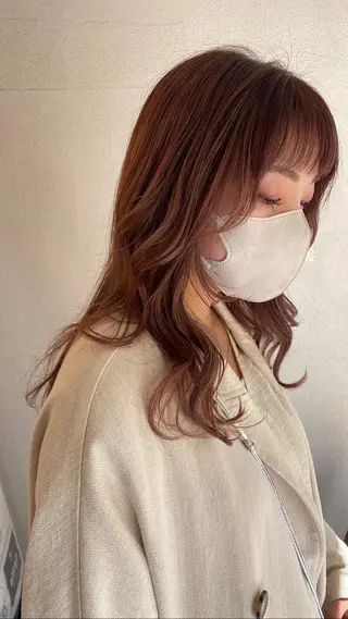 セミロング ハッシュカット/ボブ /レイヤー/彩奈のヘアスタイル