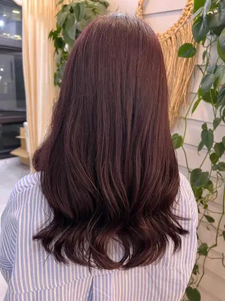 カラー YUI ハイトーンカラーのヘアスタイル
