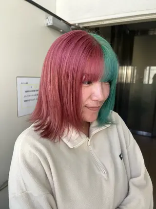 セミロング カラー Ayaka🩰🎀 ガーリー/暖色♡のヘアスタイル