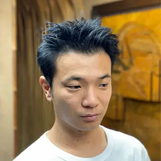 ショート メンズ VOLUME 原宿所属・💈Hayate原宿 ／イージーパーマ💈のヘアスタイル