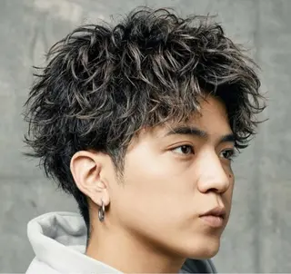 パーマ メンズ 仙台フェザーパーマ/ fifth/遠藤楓雅のヘアスタイル