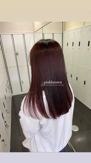 セミロング カラー ボブ/透明感 カラー /風花のヘアスタイル