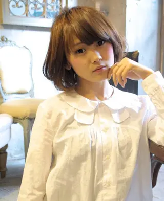 ショート カラー パーマ olga所属・松尾謙佑【ハイライト LEDエクステ】のヘアスタイル