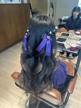 ロング 🎀大竹美侑／顔まわ りカット／レイヤーのヘアスタイル