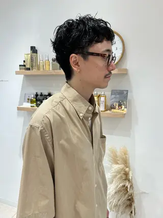 パーマ メンズ メンズヘア/レイヤー /ボブ山内春輝のヘアスタイル