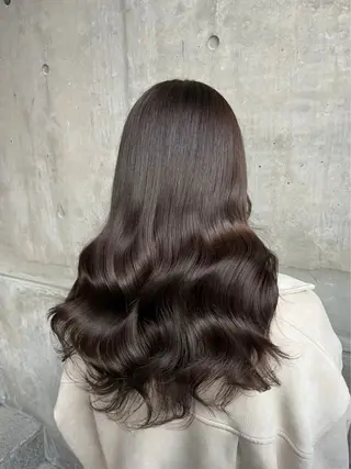 ロング カラー BABY 艶髪暗髪ヘア💖達人のヘアスタイル