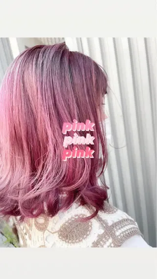 セミロング カラー TJ天気予報 豊田 /松岡さくらのヘアスタイル