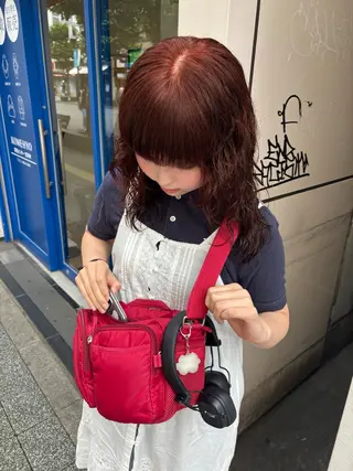 ミディアム カラー ⭐︎ハイトーン /レイヤー✩momoのヘアスタイル