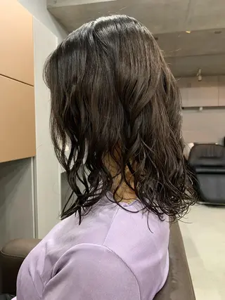 パーマ ボブパーマコテ巻き風 パーマNo1深江秀平のヘアスタイル