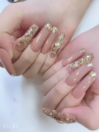 ロング JNA認定講師🌸 RIEのネイルデザイン