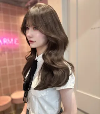 ロング カラー ワンホン🎀韓国ヘア 💞渋谷/GAKUのヘアスタイル