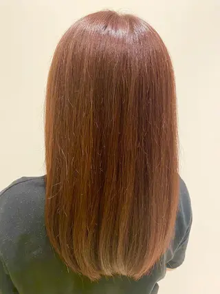 セミロング カラー 🌹艶髪カラー🌹 津田晴加【西荻窪】のヘアスタイル