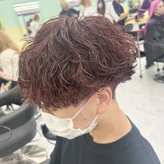 ショート カラー パーマ メンズ 韓国レイヤーカット /REIのヘアスタイル