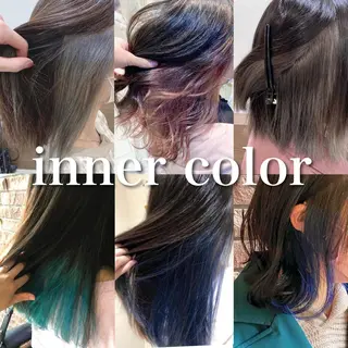 ロング カラー 横山 直輝のヘアスタイル