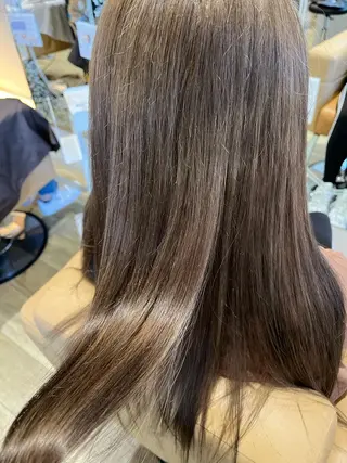 セミロング 中山 響希のヘアスタイル